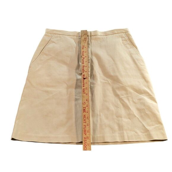 Tommy Hilfiger Golf Midi Skirt Women Sz 10 Khaki Pockets Boho - Picture 2 of 8